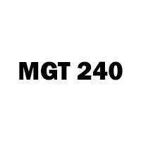 mgt 240