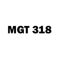 mgt 318