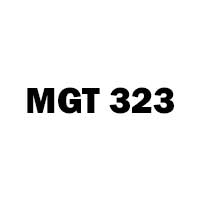 mgt 323