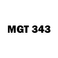 mgt 343